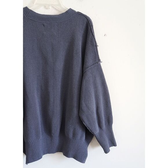 Abercrombie & Fitch Soft Grayish Blue Sweater - Size Small - Picture 5 of 8